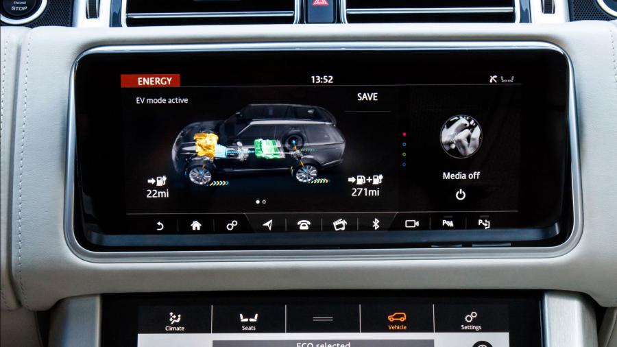 Детали интерьера Land Rover Range Rover PHEV Autobiography 2017 года  (фото 7 из 32)
